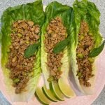Thai chicken lettuce wrap